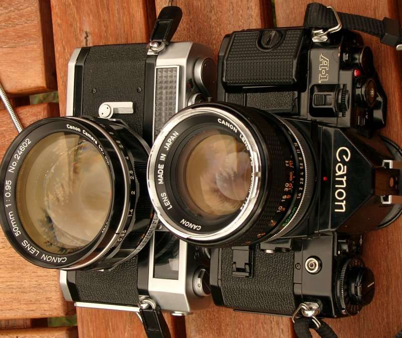 Canon RF 0.95/50 im Vergleich mit FD 1.4/50