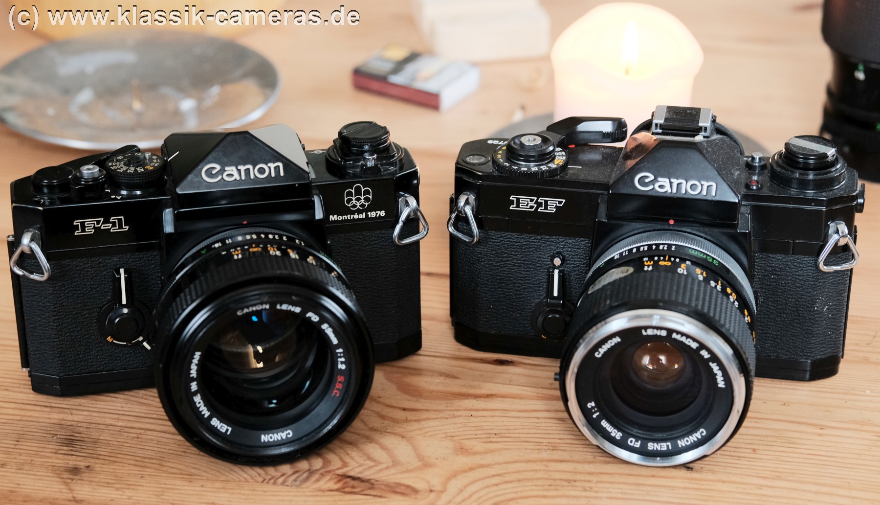 Canon F-1 und EF