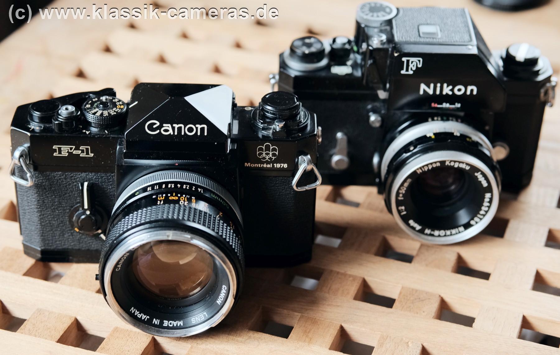 Canon F1, Nikon F